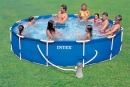 Piscina intex frame 366x76 cm. con pompa filtro